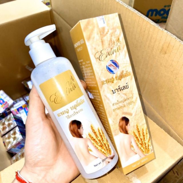 Sữa tắm trắng da erina lúa mạch