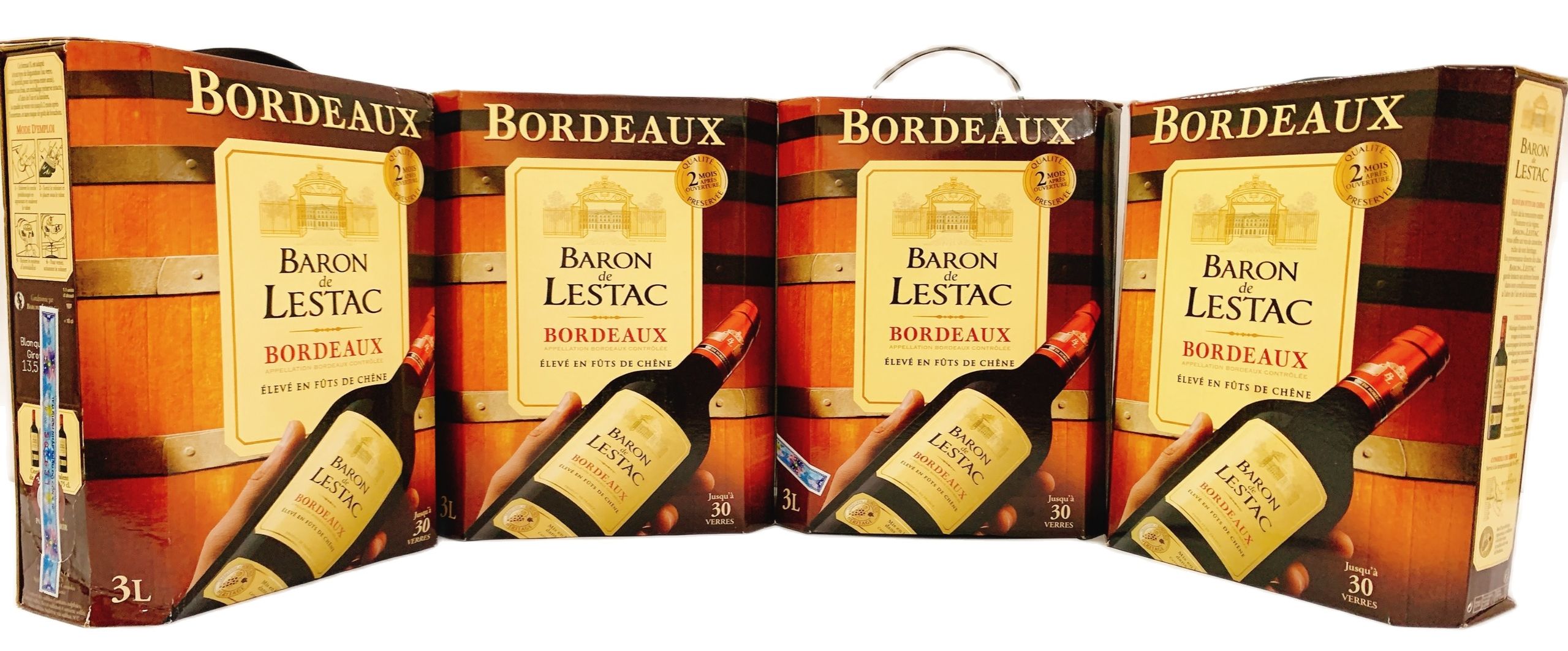 Rượu bình 3L Chateau Baron De Lestac Bordeaux