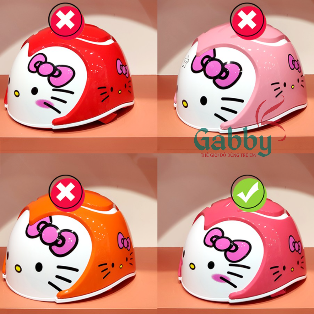 MŨ NÓN BẢO HIỂM CHO BÉ HELLO KITTY - GABBY STORE