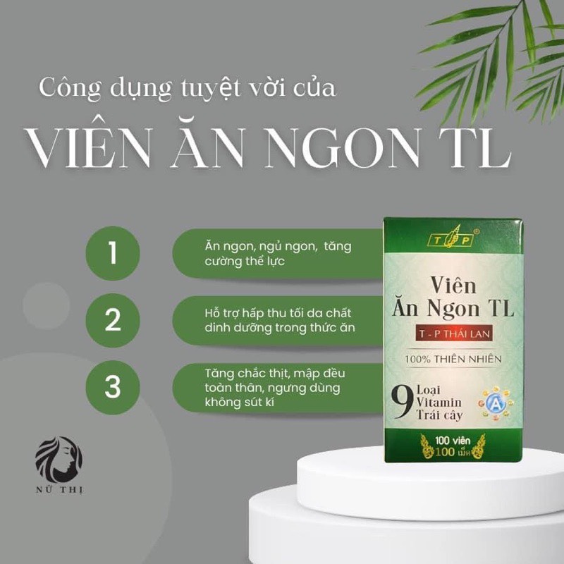 Viên ăn ngon TL Thái Lan 100 viên