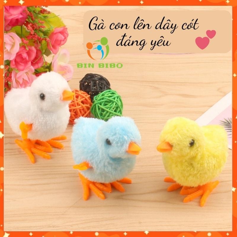 Gà con biết nhảy đồ chơi vặn cót cực đáng yêu cho bé