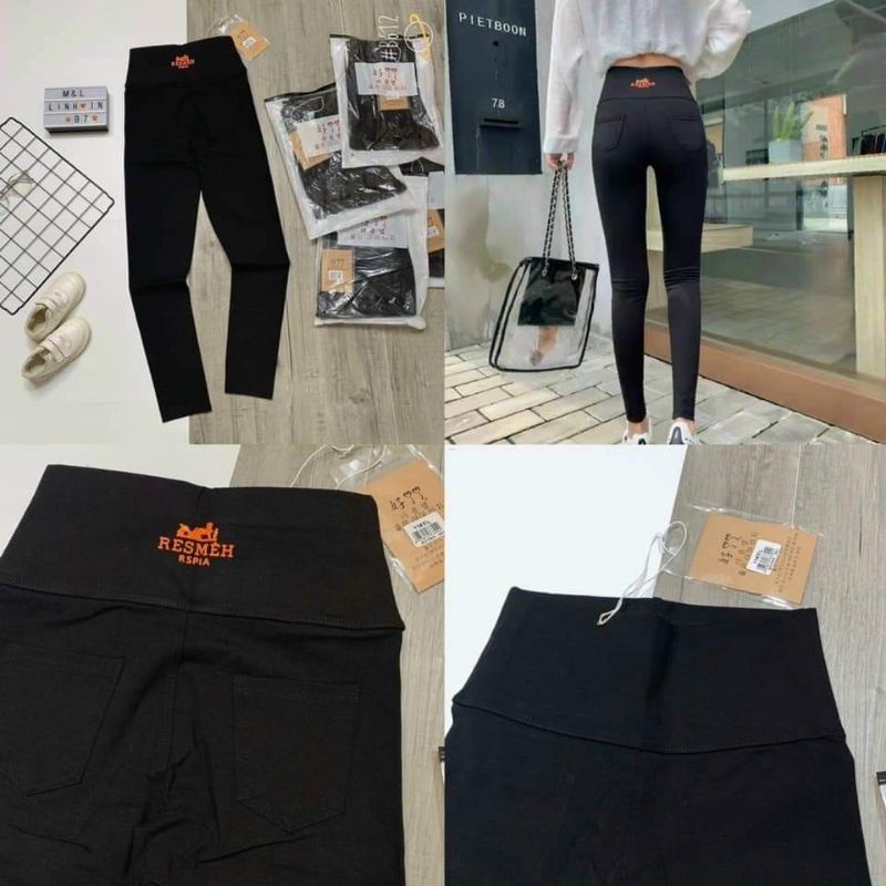 Quần legging cạp cao gen bụng M siêu hot