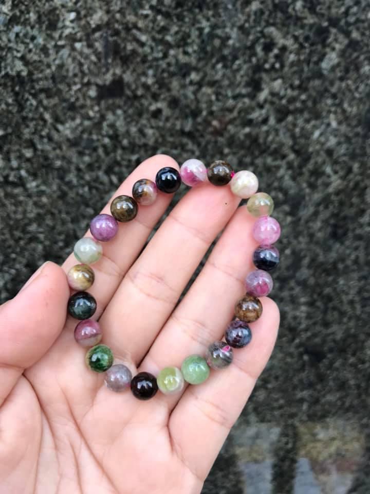 VÒNG TAY ĐÁ Tourmaline 7-8LY