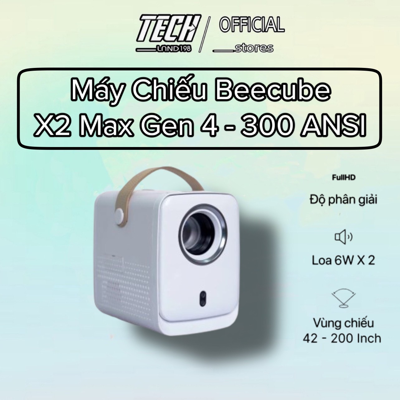 Siêu Máy Chiếu BEECUBE XTREME GEN 2  Độ Phân Giải FullHD 1080P - Độ Sáng Khủng 850 ANSI -Tặng Quà trị giá 700k