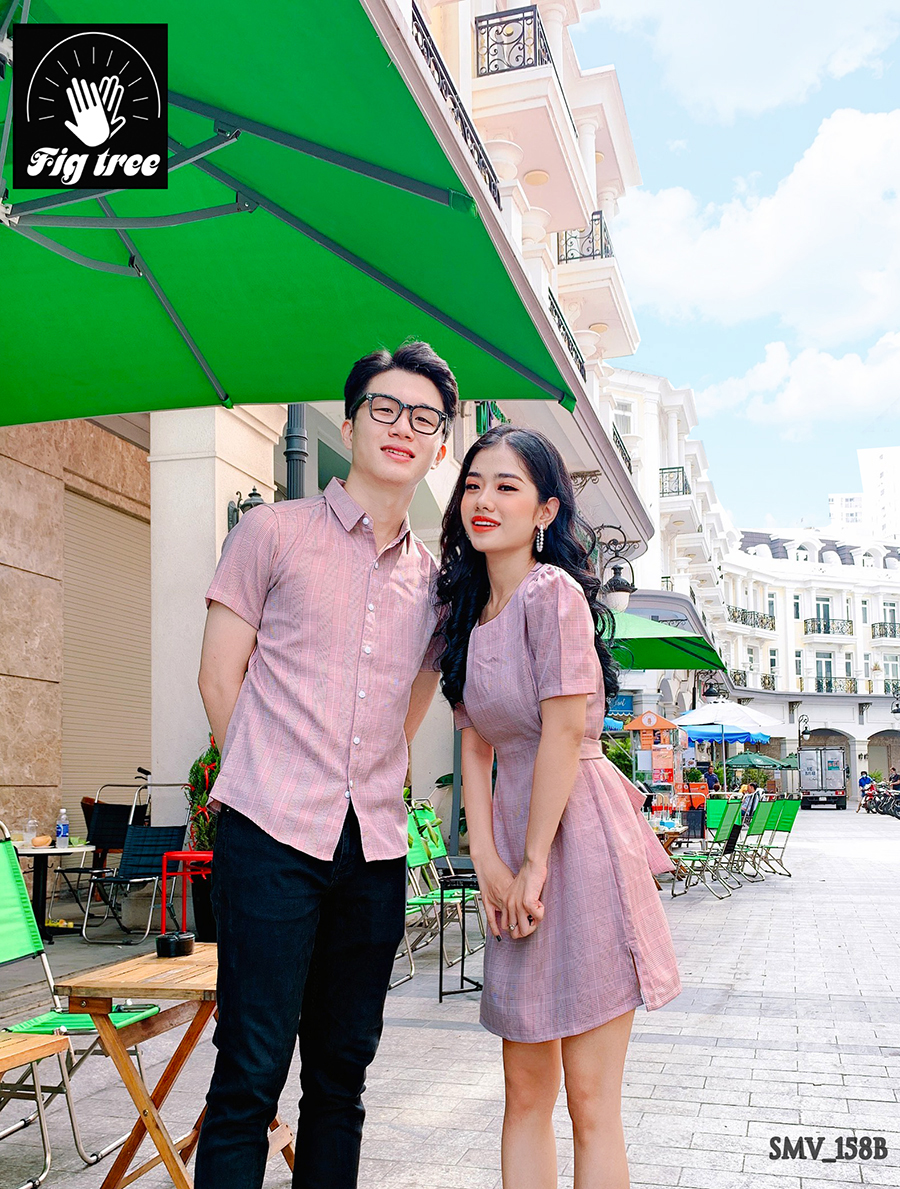Áo sơ mi váy cặp mã smv158B