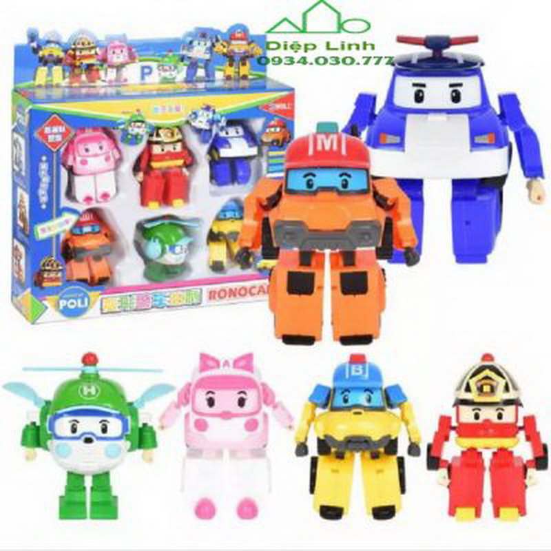[HCM]Xe Robocar Poli biến hình (nhiều mẫu size to có hộp sang trọng)