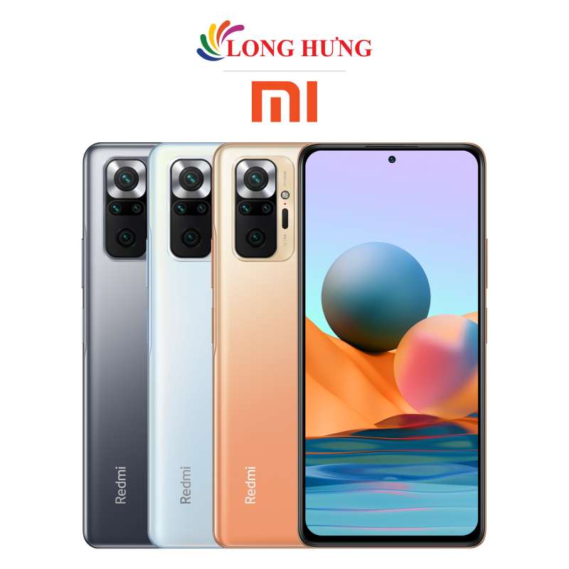 [VOUCHER 300K ĐƠN TỪ 4TR] Điện thoại Xiaomi Redmi Note 10 Pro (6GB/128GB) - Hàng chính hãng - Màn hình 6.67inch Super AMOLED FHD+ bộ 4 Camera sau Pin 5000mAh