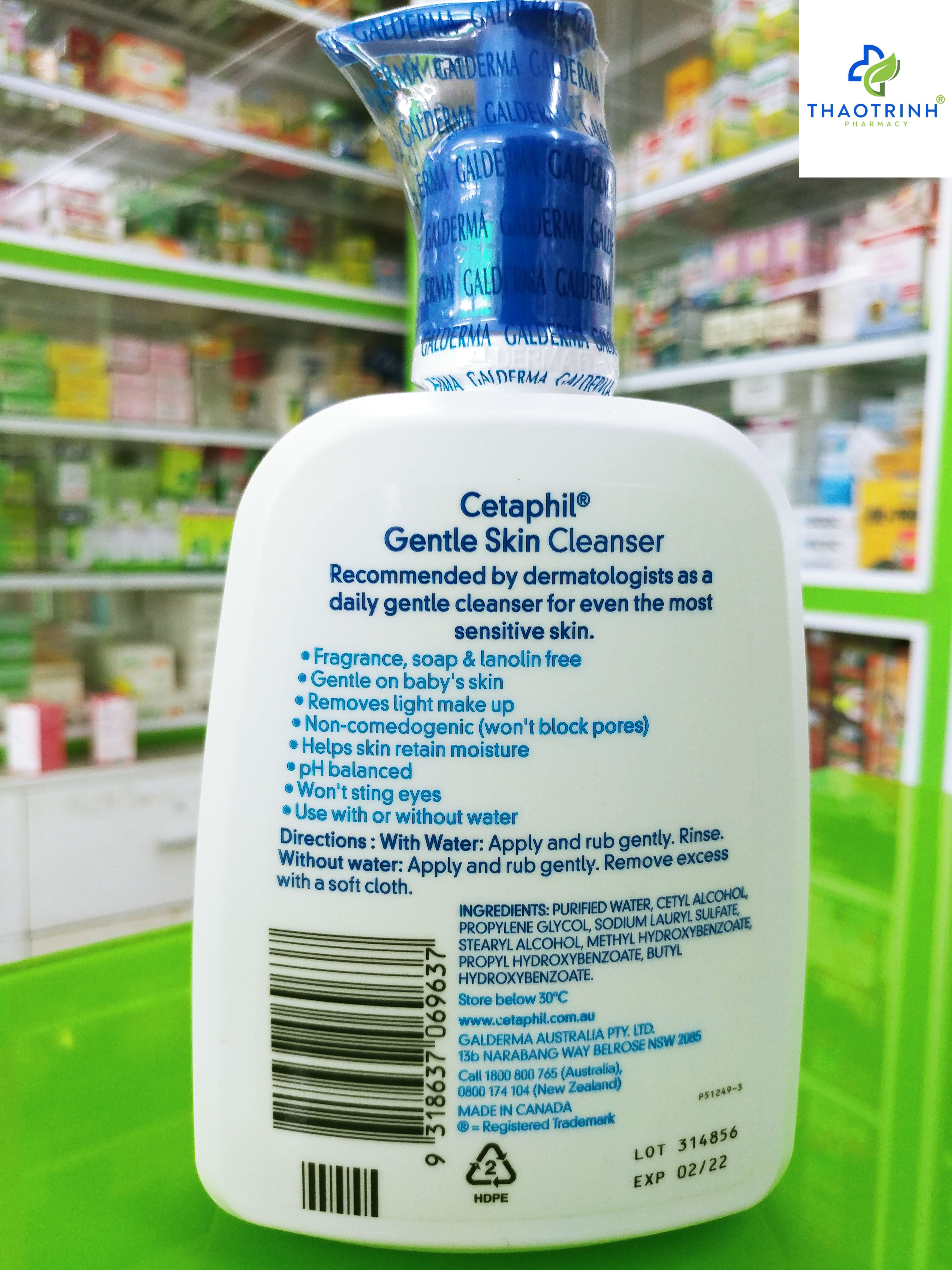Sữa rửa mặt CETAPHIL GENTLE SKIN CLEANSER 500ml
