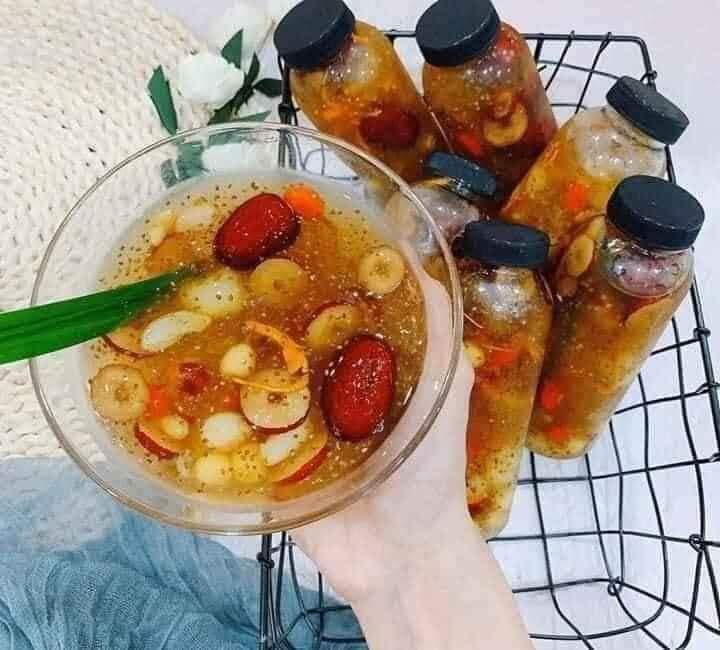 Chè dưỡng nhan tuyết yến 14 vị