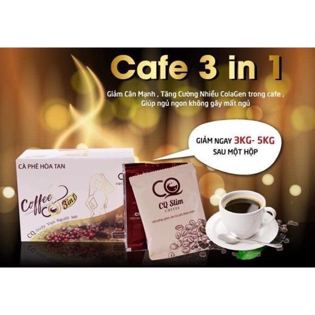 [HCM]CAFE GIẢM CÂN CQ SLIM COFFEE