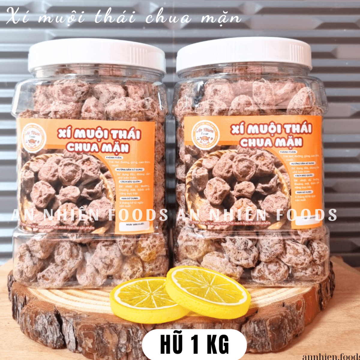 1 kg- xí muội thái chua mặn