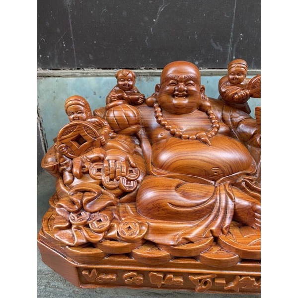 Tượng Phật di lặc ngũ phúc 40cm