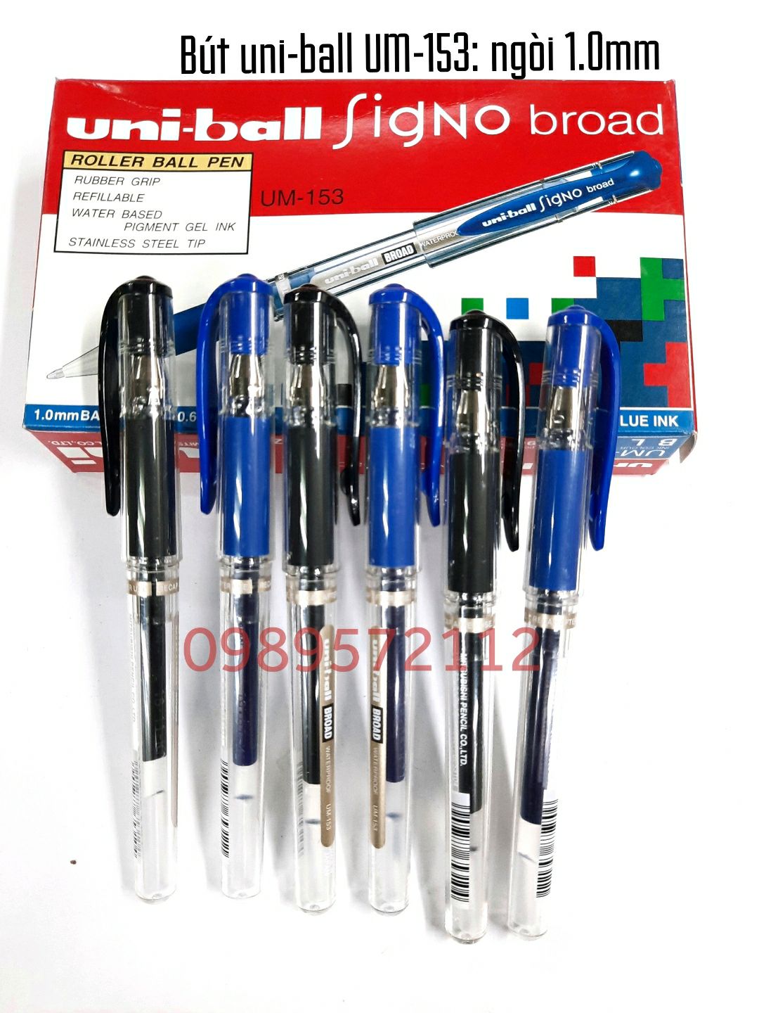 Bút ký uni-ball UM-153 ngòi 1.0mm. (1 cái)