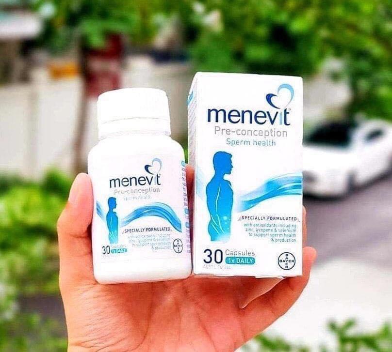 [Hàng Chuẩn ÚC] Menevit - Viên uống hỗ trợ sinh sản nam giới