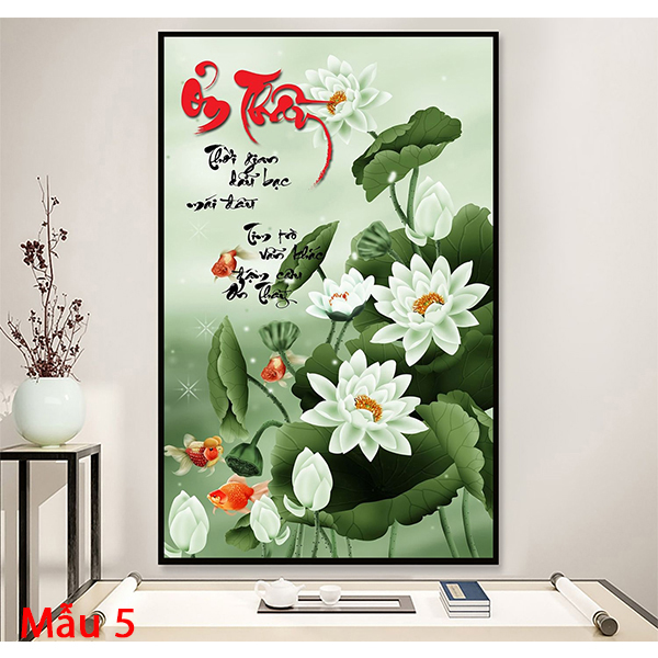 Tranh laminate tráng gương tri ân 20/11 - tranh treo tường chữ thư pháp công ơn thầy cô