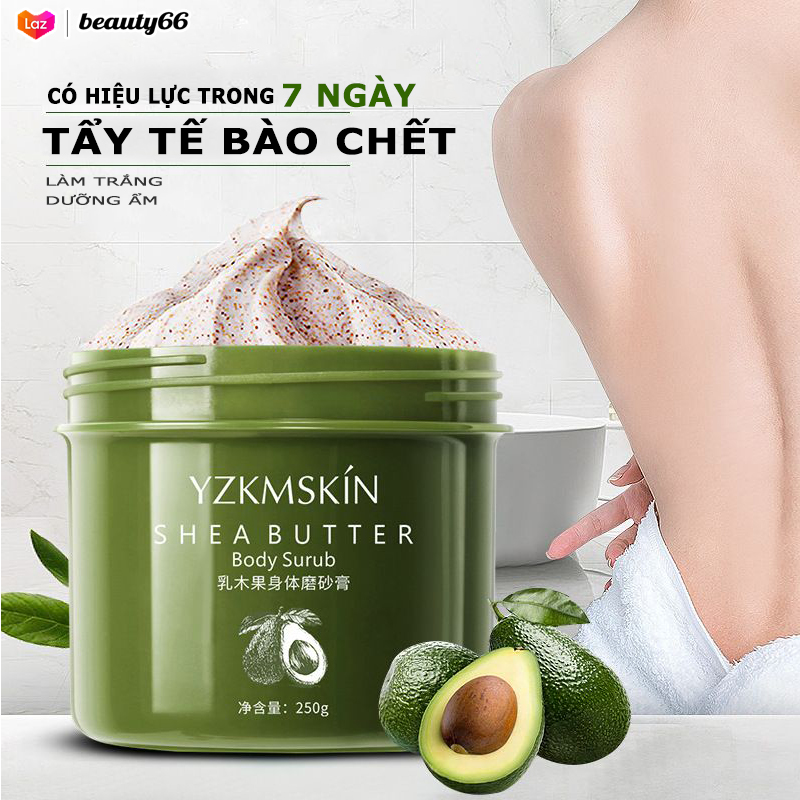 Nhập khẩu 250G/Tẩy tế bào chết body toàn thân/da đầu/da mặt/kem tẩy tế bào chết/làm trắng/thu nhỏ lỗ chân lông/Dưỡng ẩm và cấp nước cho da A2xcvcvbc