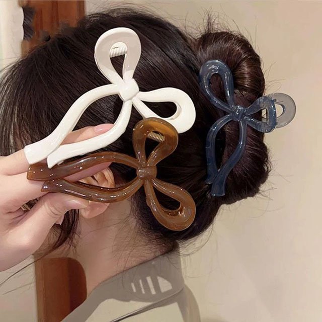 [GIẢM 5% ĐƠN 129K]Kẹp Càng Cua Nơ Nhựa To