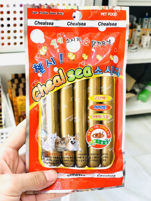 XÚC XÍCH DOGGIE FRIEND 5 CÁI Cheal sea - VỊ GÀ Tuti Pet