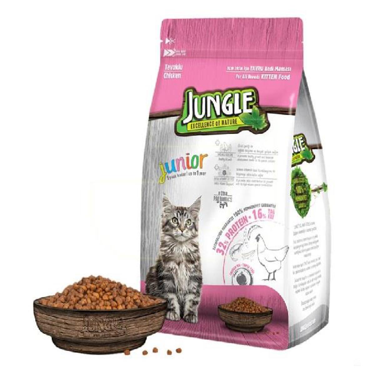 [NEW] Hạt Cho Mèo JUNGLE (Thổ Nhĩ Kỳ) Mọi Lứa Tuổi - [Nông Trại Thú Cưng]