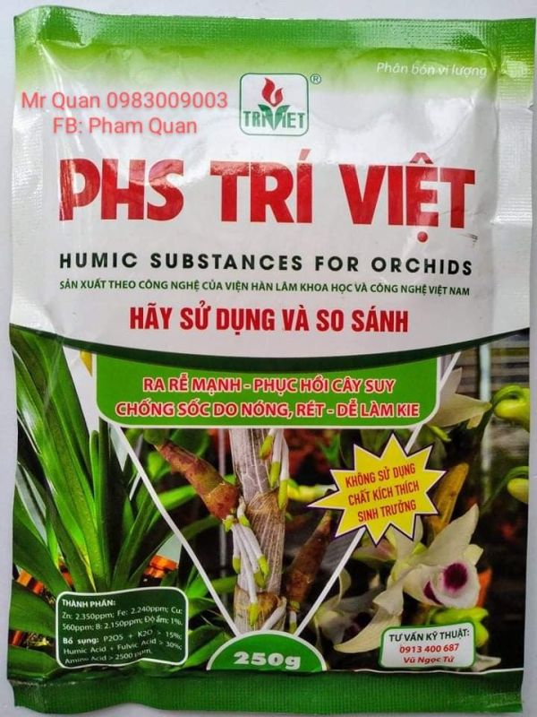 Phân bón chuyên lan PHS Trí Việt