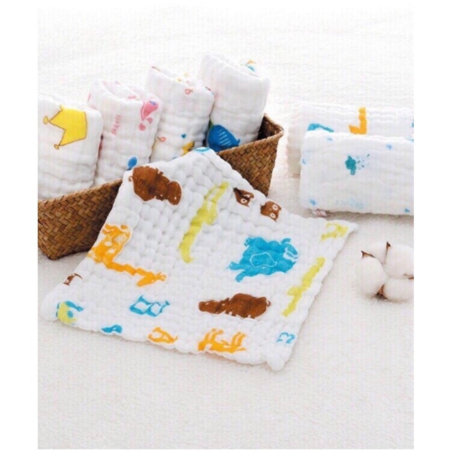 Set 10 Khăn Sữa Aden 6 Lớp