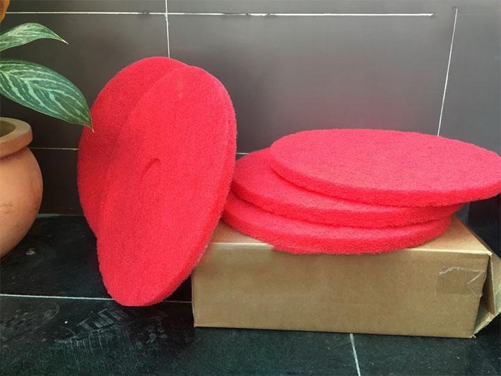 Thùng 5 miếng Pad chà sàn 16 inch màu đỏ hiệu ANKO