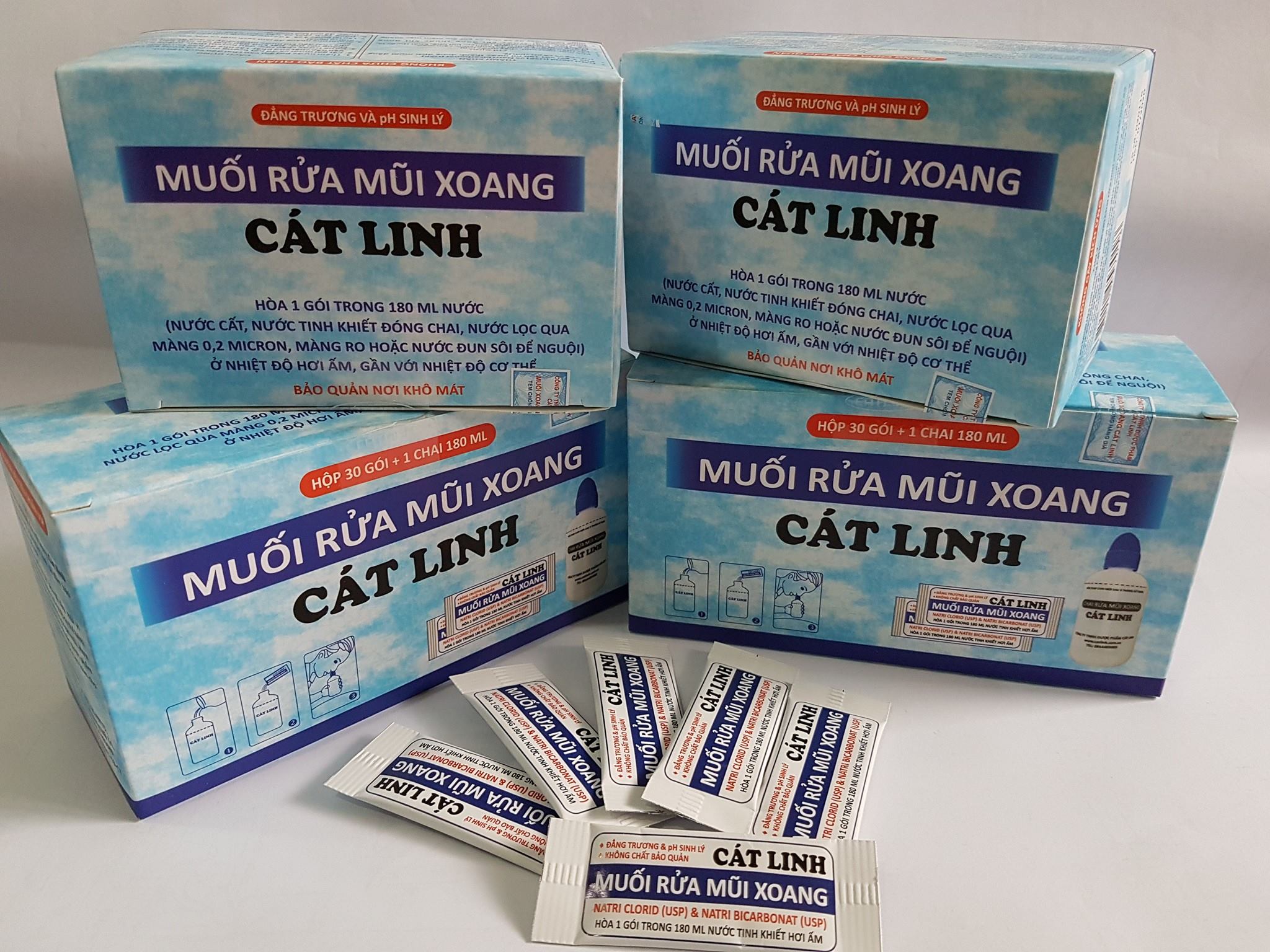Nasal wash salt sinus cat mascot-help cleaning the nose, clean mucus, help the nose