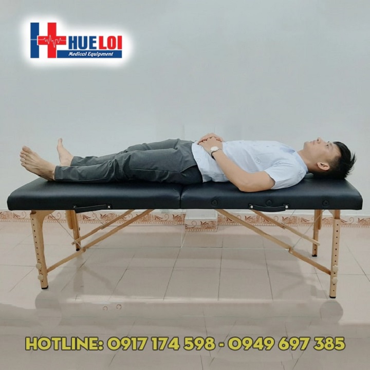 Giường massage gấp gọn - Giường spa hình vali