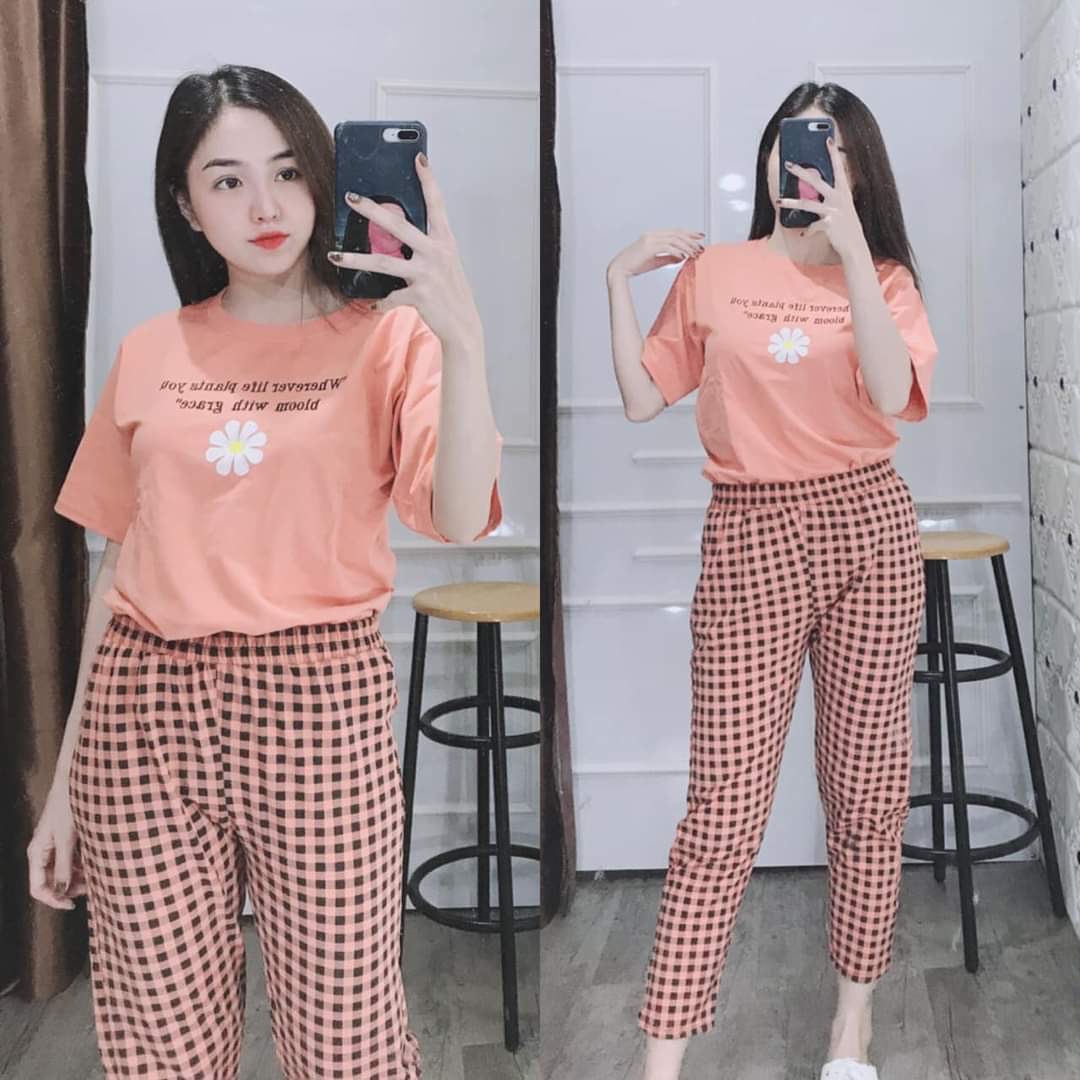 ĐỒ BỘ THUN COTTON THÁI LOẠI 1 (35-72KG) MÃ A396