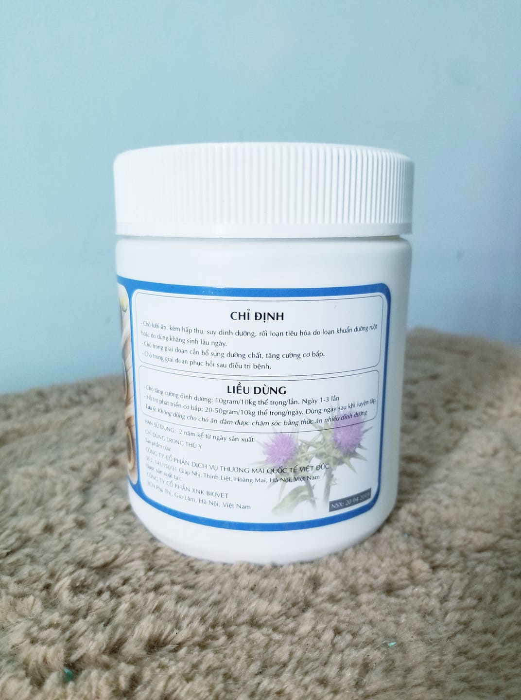 [HCM]Bột khoáng dinh dưỡng cho chó CHIBI POWDER 400g