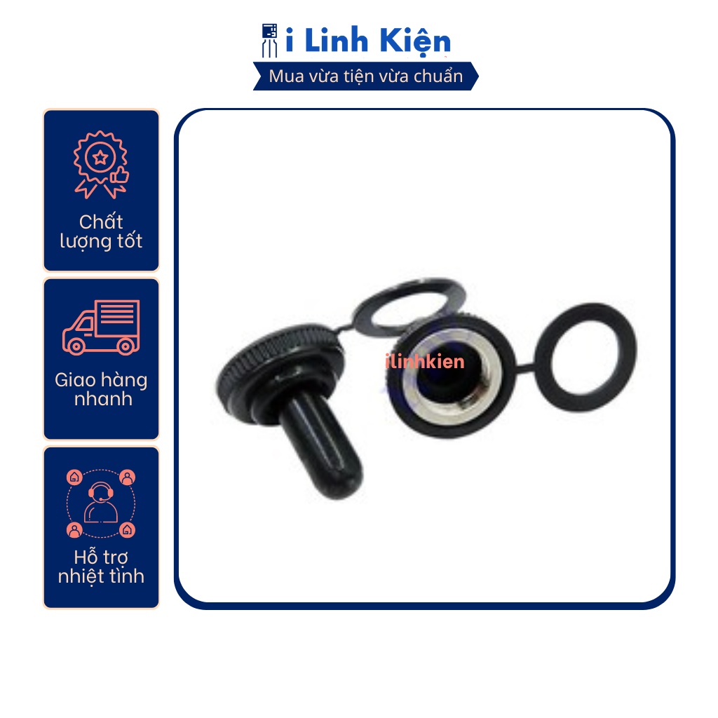 Chụp chống nước công tắc gạt MTS 6mm