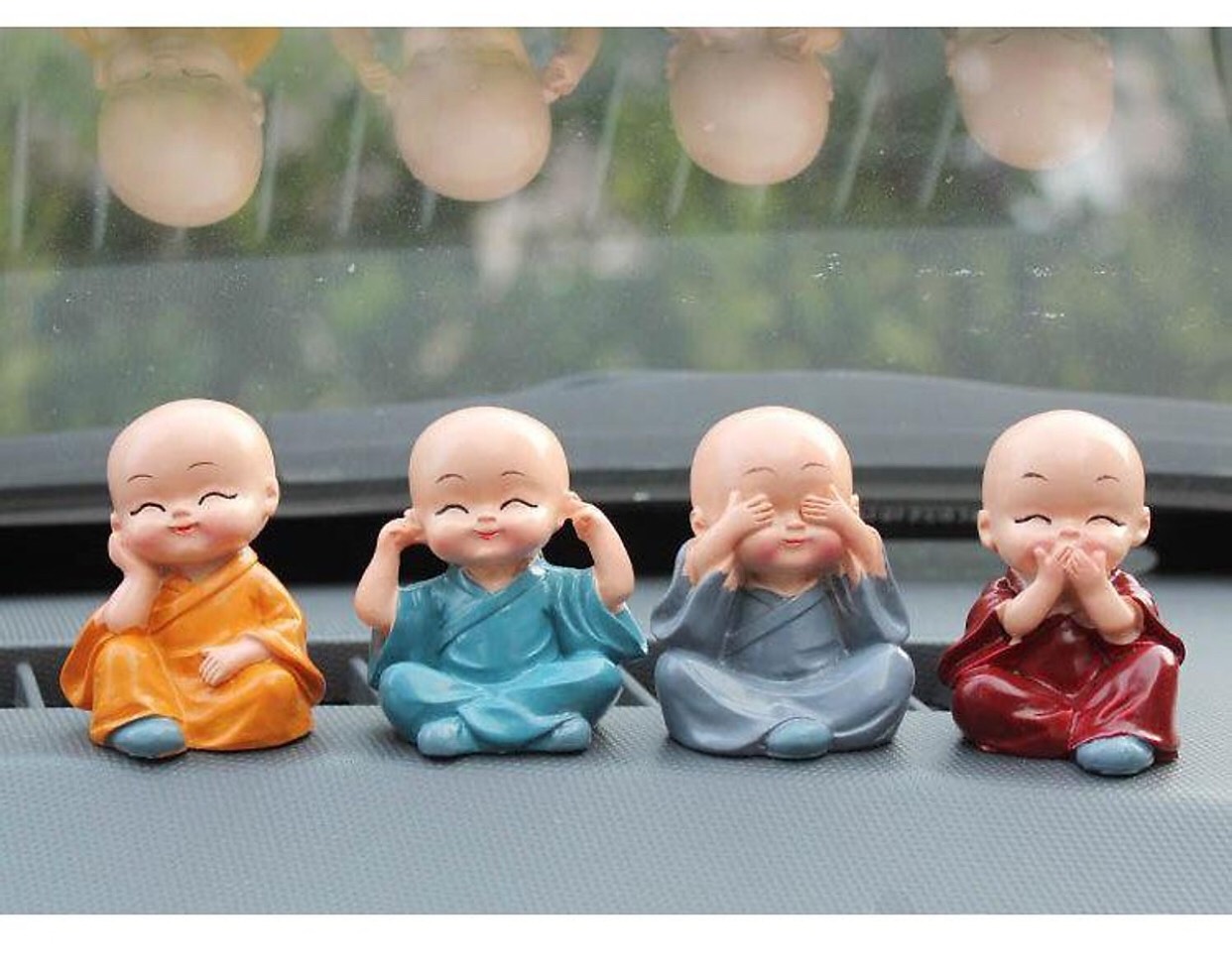 [HCM]bộ tượng 04 chú tiểu tứ không