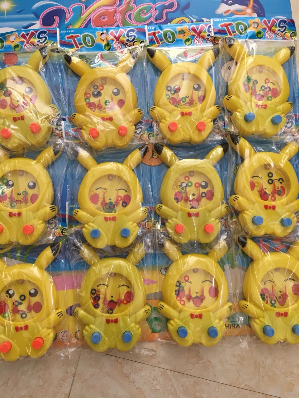 Máy chơi game bắn vòng hình Pikachu