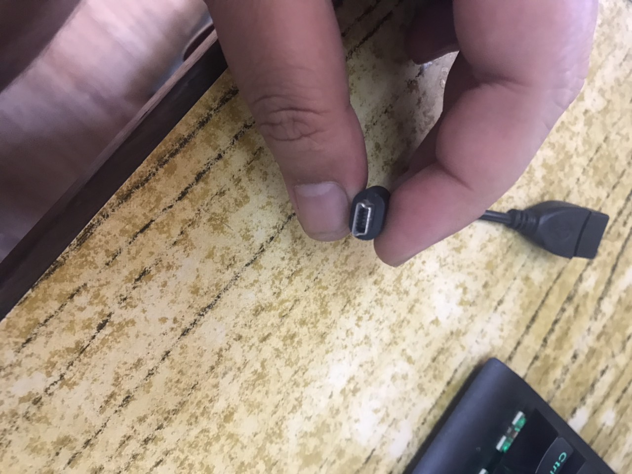 [HCM]Cáp OTG Đen Chuyển Đổi USB sang Mini-B