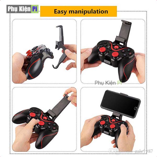 Tay Cầm Chơi Game X3, V13 Có Bluetooth Cho Smartphone, PC, Laptop, Android, IOS, Windows