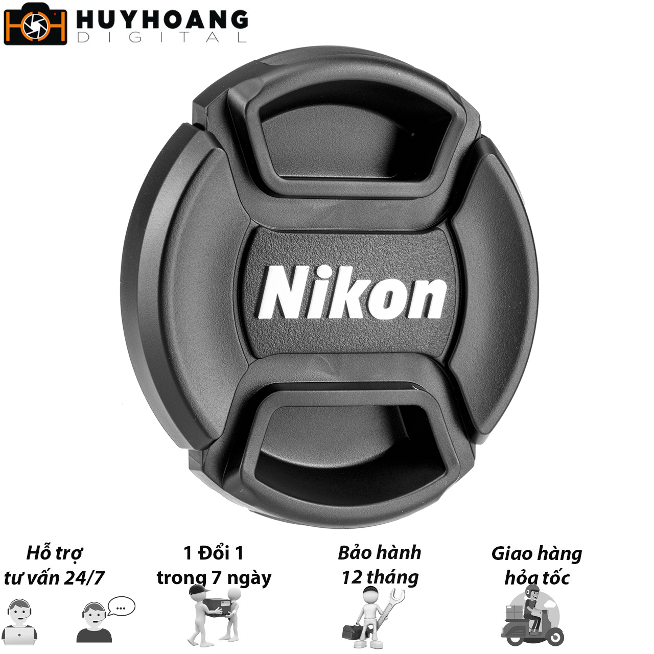Nắp lens đậy ống kính Canon/Sony/Nikon