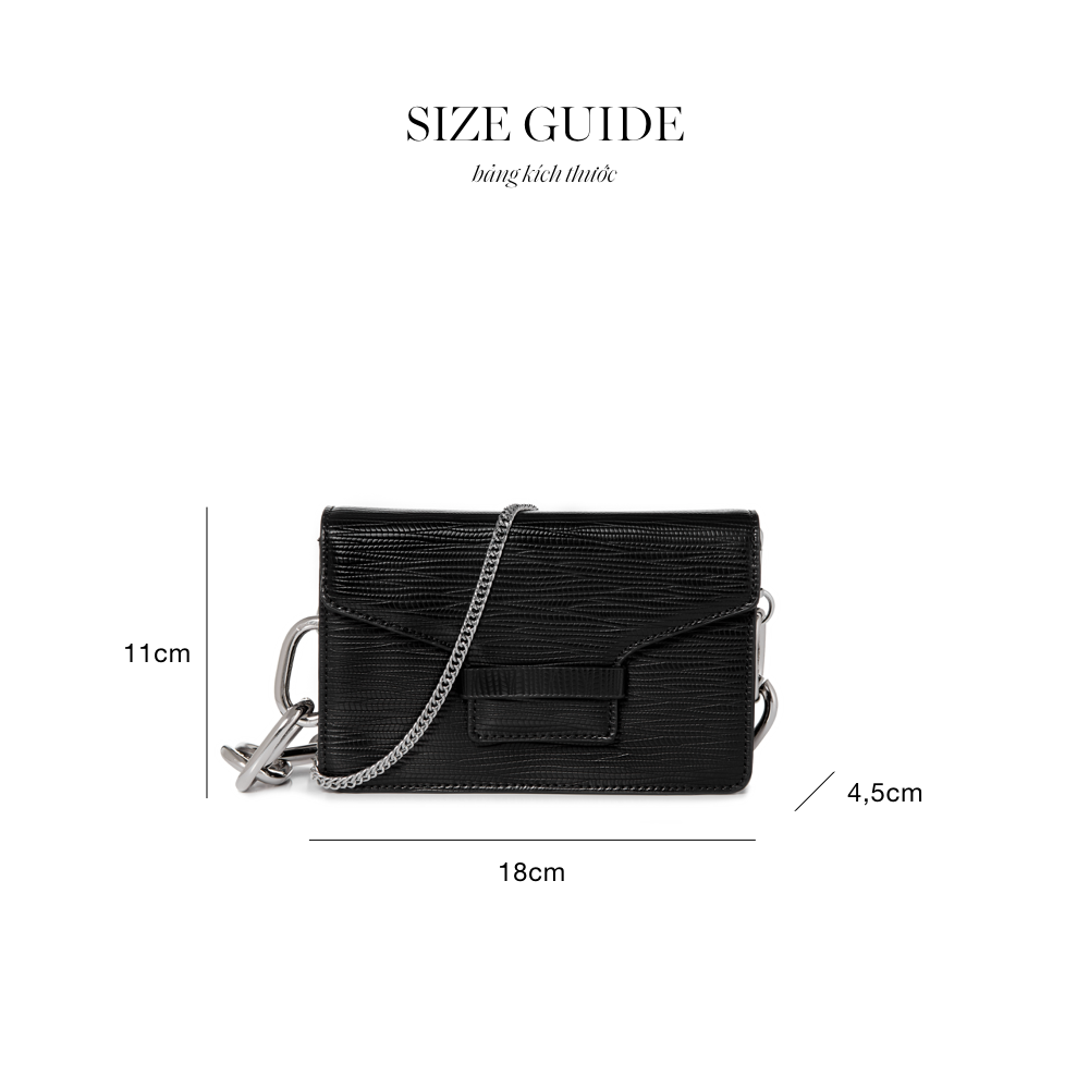 Túi Xách Floralpunk Epi Small Black