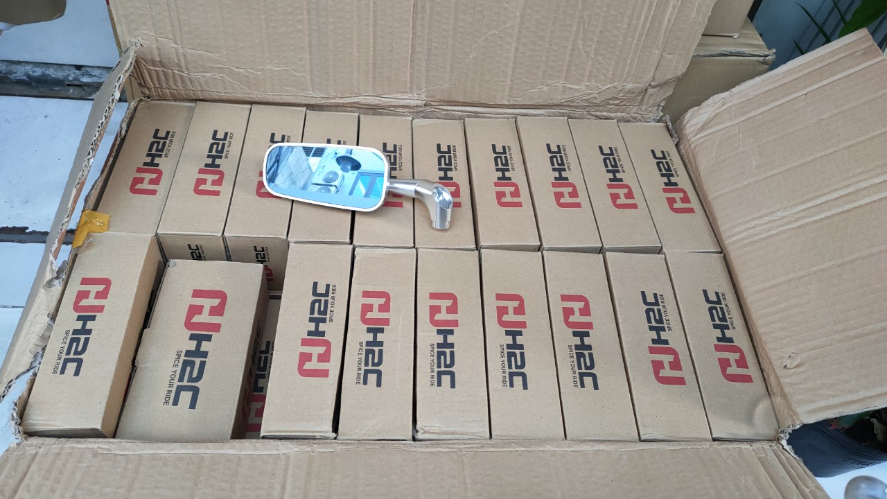 kính chiếu hậu H2C vuông chân ngắn