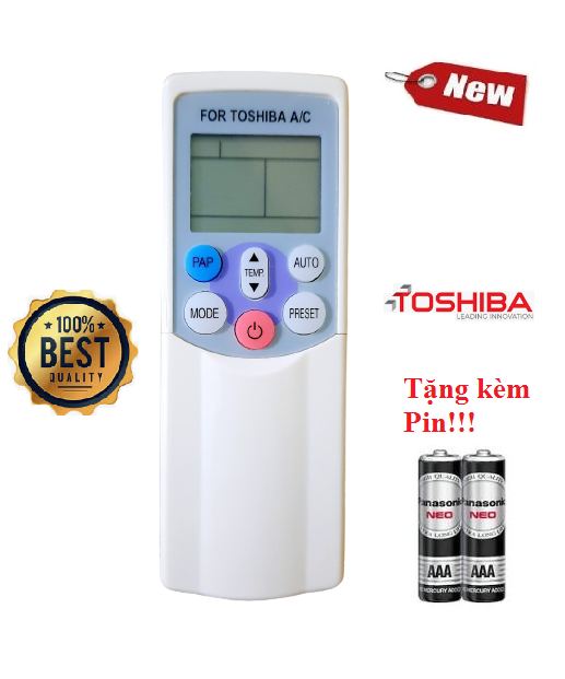 Điều khiển điều hòa toshiba các dòng toshiba ras-h10 ras-h13 ras-h18 1hp 1.5hp 2hp - hàng tốt