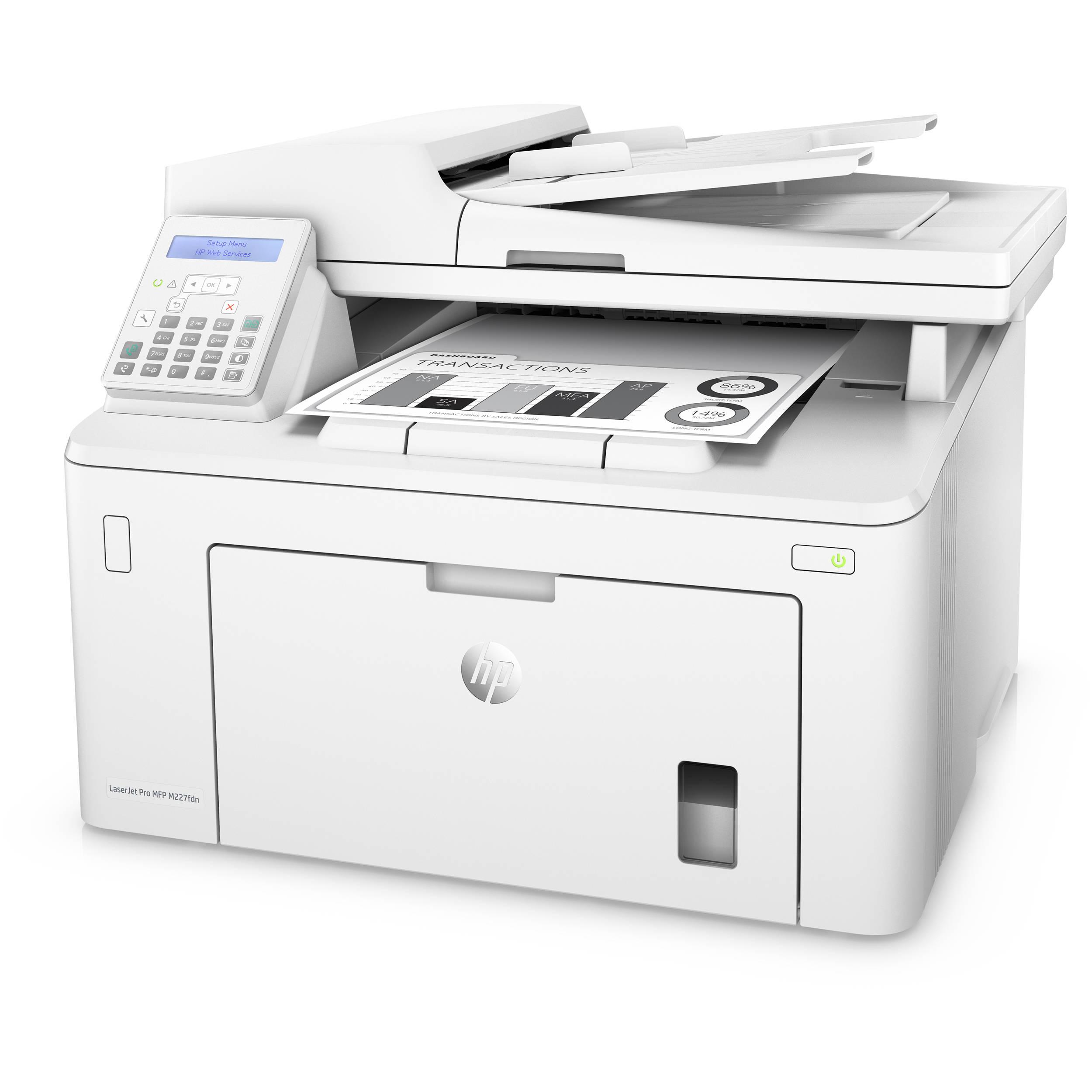 [Trả góp 0%]Máy in HP LaserJet Pro MFP M227fdn (G3Q79A)