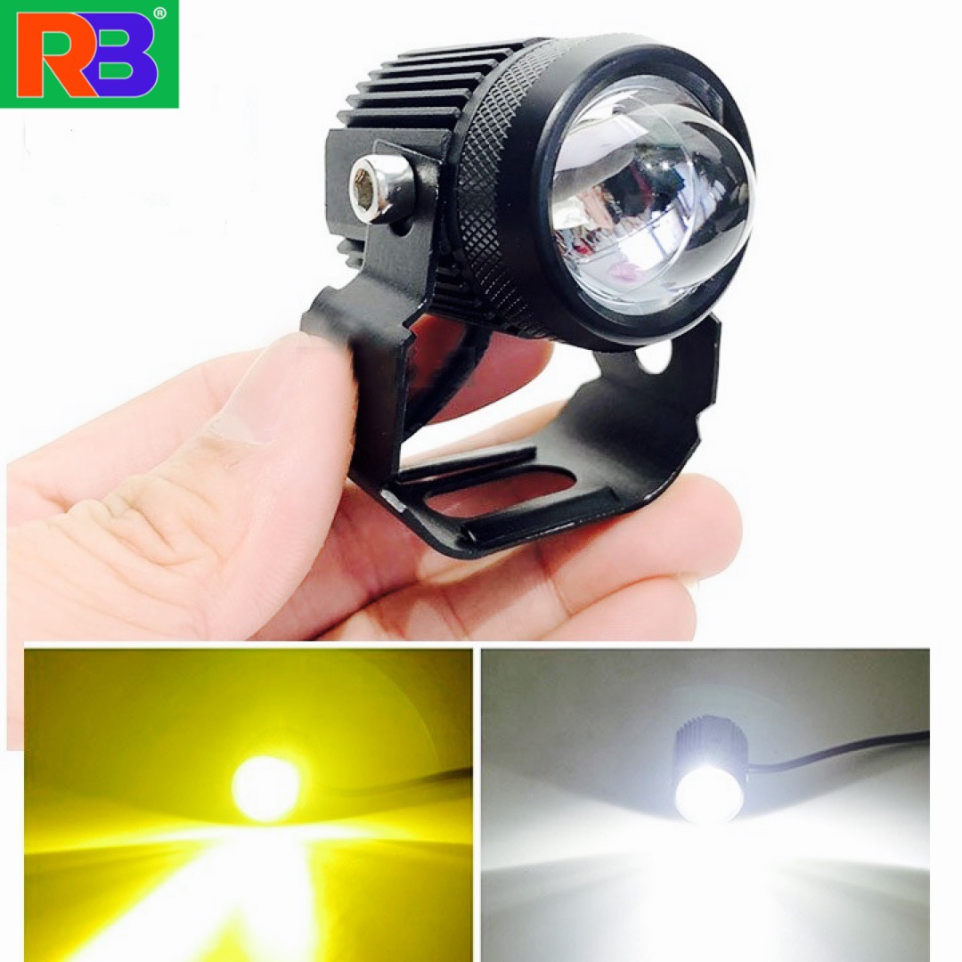 Giảm kịch sàn- đèn bi cầu mini - đèn trợ sáng xe máy siêu sáng-đèn led bi cầu, tản nhiệt tốt hơn, chính hãng rb