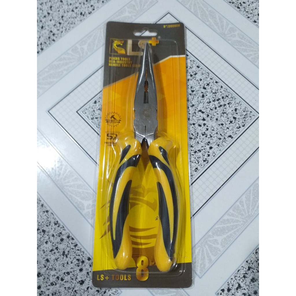 Kìm Điện,  Cắt,  Nhọn 8in LS