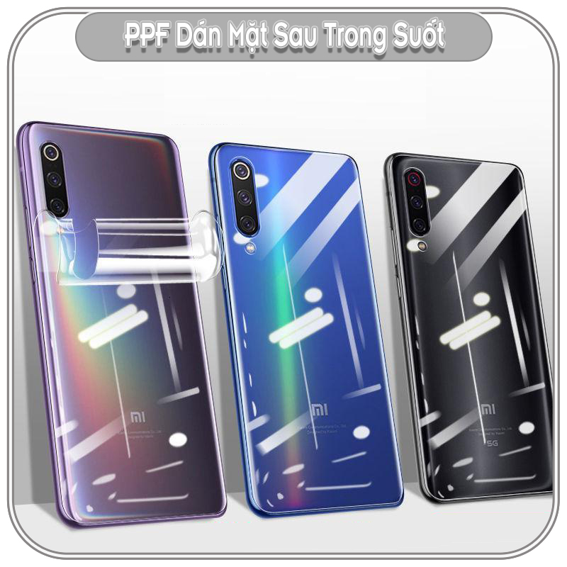 Miếng Dán PPF Trong Suốt Mặt Sau Cho Xiaomi - Mi - Redmi - Redmi Note - Poco