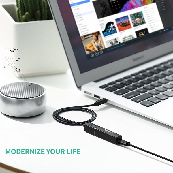 Bộ phát bluetooth 4.2 hỗ trợ APTX Ugreen 50213 chuẩn Quang (Optical)