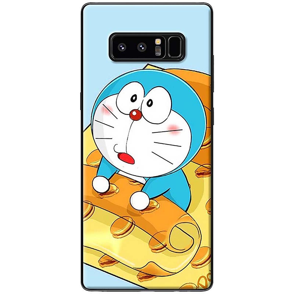 Ốp lưng dành cho Samsung Galaxy Note 8 mẫu Doraemon thức giấc