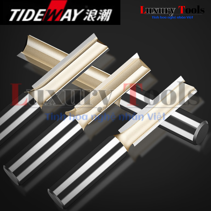 Mũi soi gỗ lấy nền, phay rãnh Tideway dài cao cấp