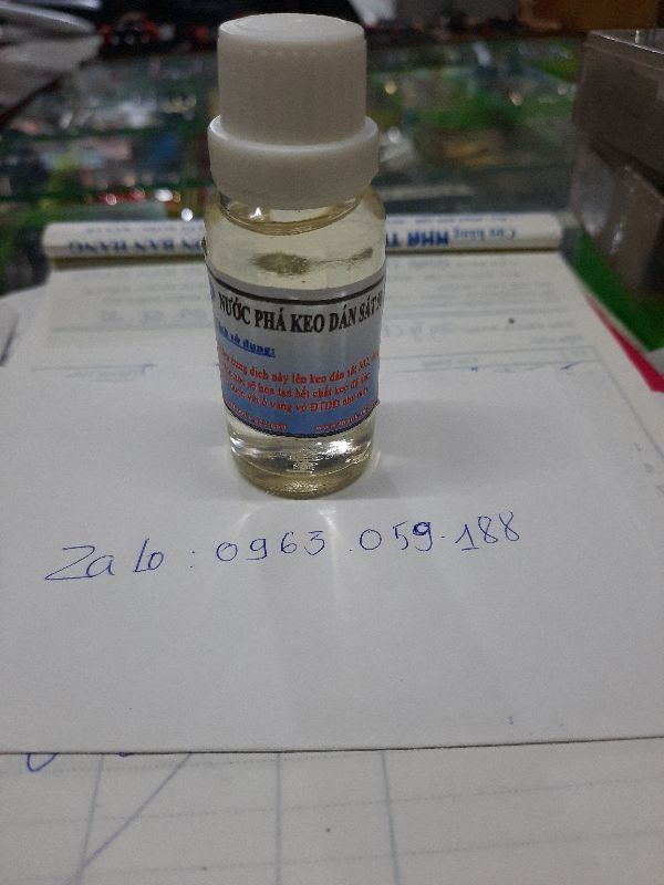 Nước phá keo dán sắt 502