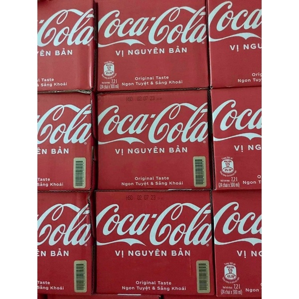 Thùng 24 chai cocacola chai 300ml