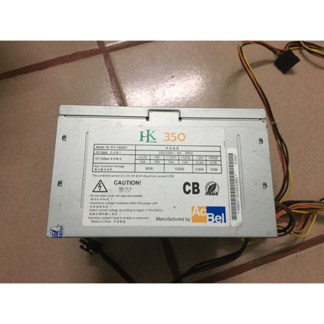 Bộ Nguồn PC công suất thực các hãng AcBel Huntkey CM và