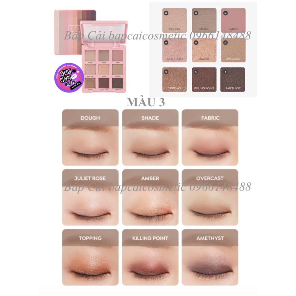 CBS-bill Bảng 9 màu mắt Apieu EYE COLOR POINTE